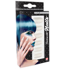 Set Of 12 Self-Adhesive Iridescent White Nails