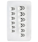 Set Of 12 Self-Adhesive Skulls Nails