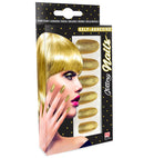 Set Of 12 Self-Adhesive Iridescent Gold Y Nails