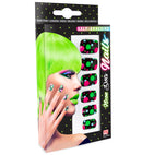 Set Of 12 Self-Adhesive Neon Dotsnails