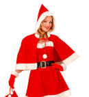 Santa Claus Gloves With Plush Trim