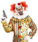 Killer Clown Mask With Hair & Mini Hat