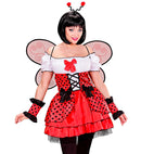 Ladybug  Dress, Cuffs, Wings, Antennas 