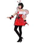 Ladybug  Dress, Cuffs, Wings, Antennas 
