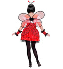 Ladybug  Dress, Cuffs, Wings, Antennas 