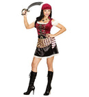 Pirate  Dress, Belt, Bandana 