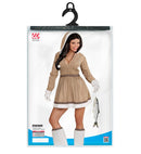 Eskimo  Hooded Dress, Leg Warmers, Gloves 