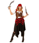 Pirate  Dress, Corset, Headband 