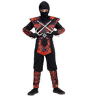 Flaming Dragon Ninja  Overalls With Armour, Mask 