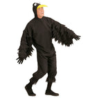 Crow  Hooded Jumpsuit With Mask 