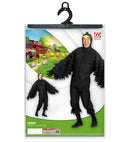 Crow  Hooded Jumpsuit With Mask 