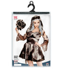 Death Bride  Dress, Sleeves, Headpiece With Black Roses & Veil 