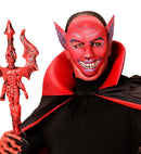 Devil Half Face Fabric Mask