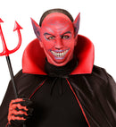 Devil Half Face Fabric Mask