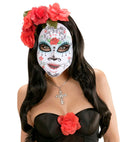Dia De Los Muertos Half Face Fabric Mask