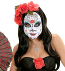 Dia De Los Muertos Half Face Fabric Mask
