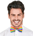 Rainbow Bow Tie