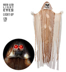 Light-Up Grim Reaper With Red Led Light Eyes 170 Cm 