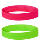 Set Of 2 Neon Headwraps