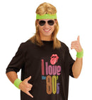 Neon Green Sweatbands Set  Headband And 2 Wristbands 