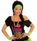 Neon Green Sweatbands Set  Headband And 2 Wristbands 