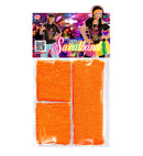 Neon Orange Sweatbands Set  Headband And 2 Wristbands 