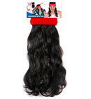 Red Sweatband With Black Curly Hair