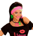 Neon Necklace And Earrings Set
