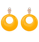 Pair Of Neon Yellow Earrings