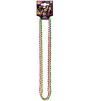 Set Of 4 Neon Beaded Necklaces