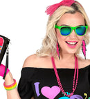 Set Of 4 Neon Bracelets