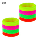Pair Of Multicolor Neon Wristbands