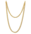 Gold Necklace  120Cm