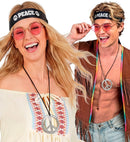 Set Hippie  Headband, Glasses, Necklace 