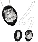 Clip On Police Badge Necklace