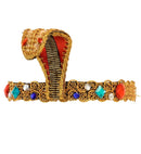 Deluxe Egyptian Snake Headband With Gems