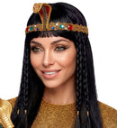 Deluxe Egyptian Snake Headband With Gems