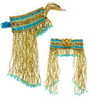 Deluxe Egyptian Beaded Snake Headpiece