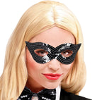 Black Sequin Eyemask