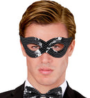 Black Sequin Eyemask