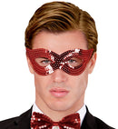 Red Sequin Eyemask