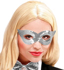 Silver Sequin Eyemask