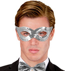 Silver Sequin Eyemask