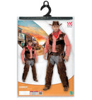 Cowboy  Shirt With Vest, Chaps, Hat 