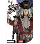 Captain Spook  Coat With Belt, Jabot, Sash, Hat 