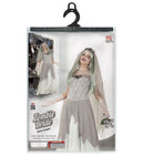 Zombie Bride  Dress, Flower Veil, Flower Bouquet 