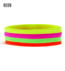 Multicolor Neon Sweatband