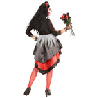 Dia De Los Muertos Bride  Dress, Flower Veil 