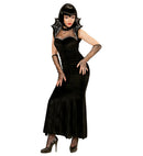 Spiderella  Dress, Fingerless Gloves 
