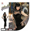 Spiderella  Dress, Fingerless Gloves 